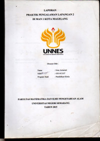 Image of Laporan Praktik Pengalaman Lapangan 2 di MAN 1 Kota Magelang