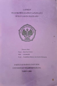 Image of Laporan Praktik Pengalaman Lapangan 2 di MAN 1 Kota Magelang